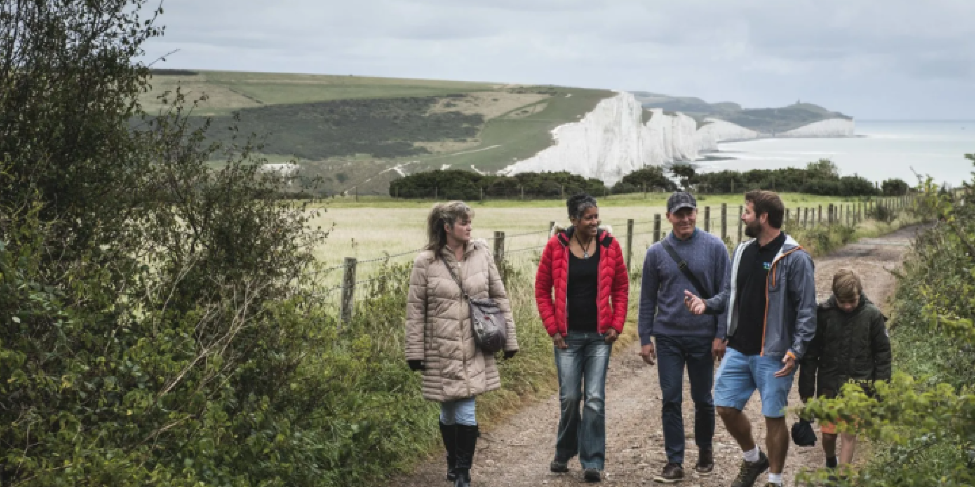 Our guide having a great time